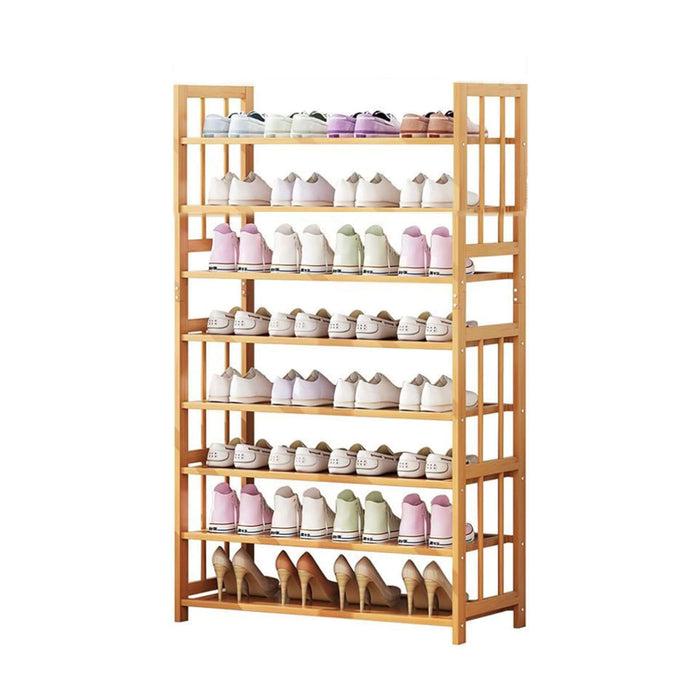 8-Tier Bamboo Shoe Rack