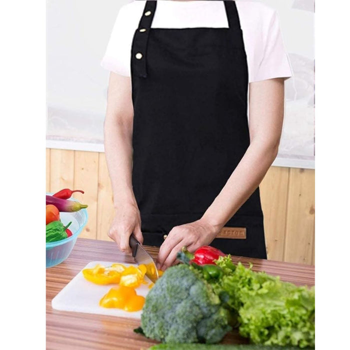 Waterproof Kitchen Aprons With 3 Pockets