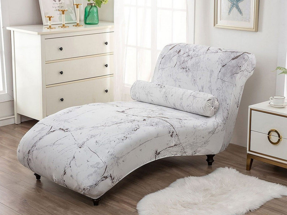 Printed Chaise Lounge Cover & Pillowcase Set