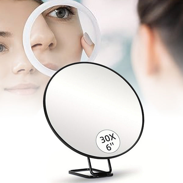 30X Magnifying Mirror with Suction Cup