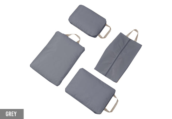 Travel Storage Compression Organiser Set - 4 Piece