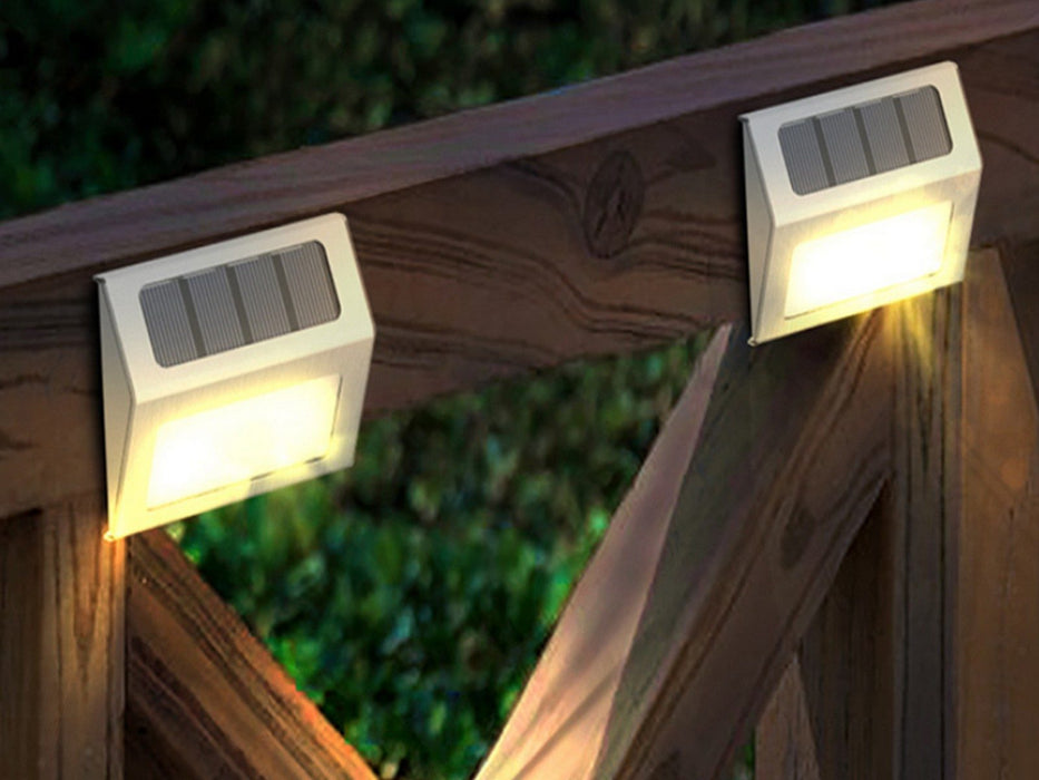 Solar Powered LED Fence Wall Light