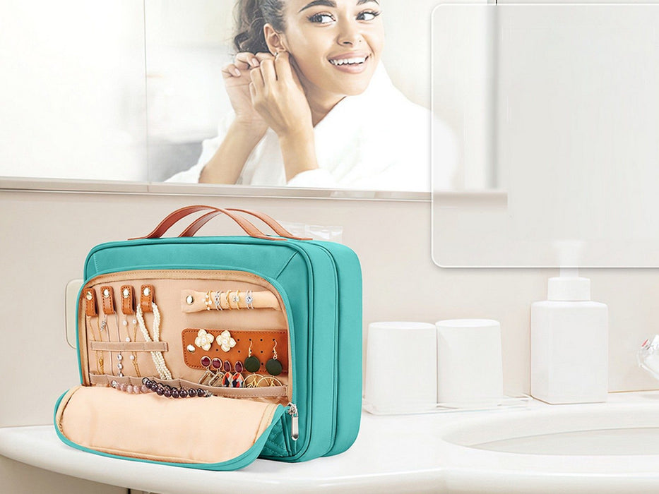 Travel Toiletry Makeup Bag with Organizer