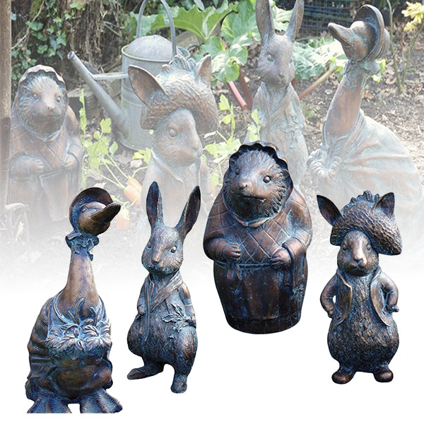 Set of Resin Classic Garden Statues