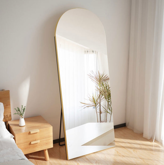 Arched Full Length Mirror with Stand