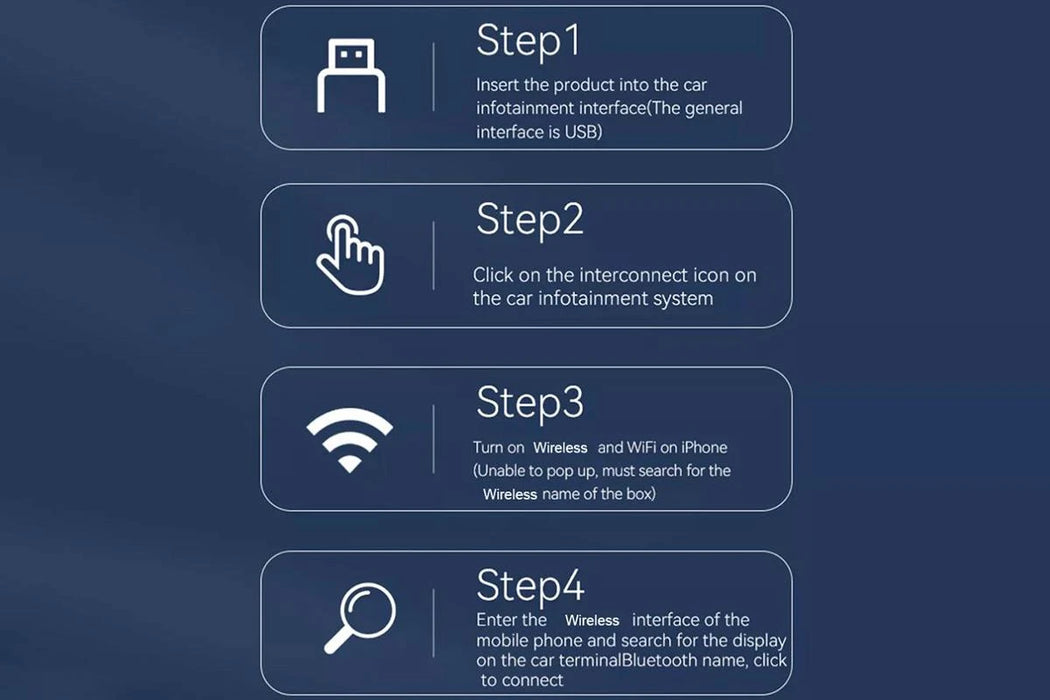 Wireless Apple CarPlay & Android Auto Adapter