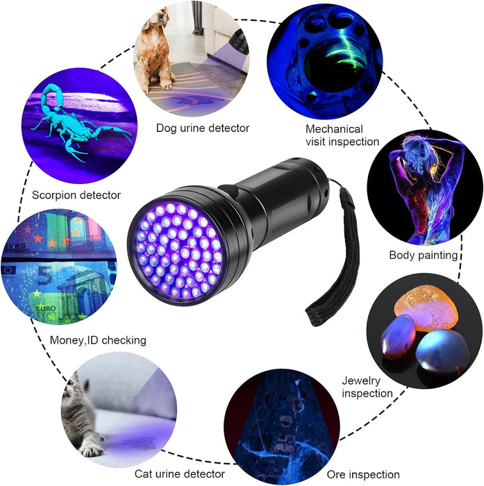 UV Flashlight for Pet Urine and Stains Inspection