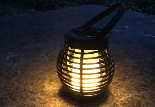 Rattan Solar Lantern