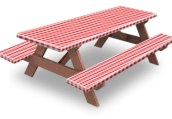 Outdoor Table & Bench Seat Covers Set