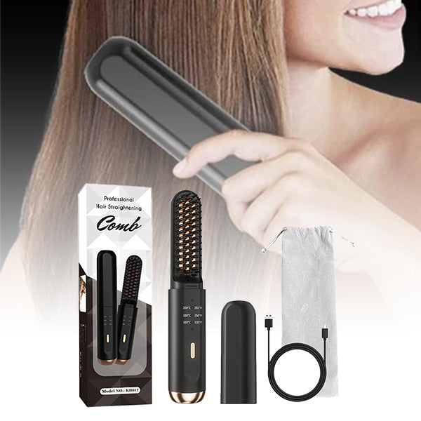 Cordless Hair Straightening Comb