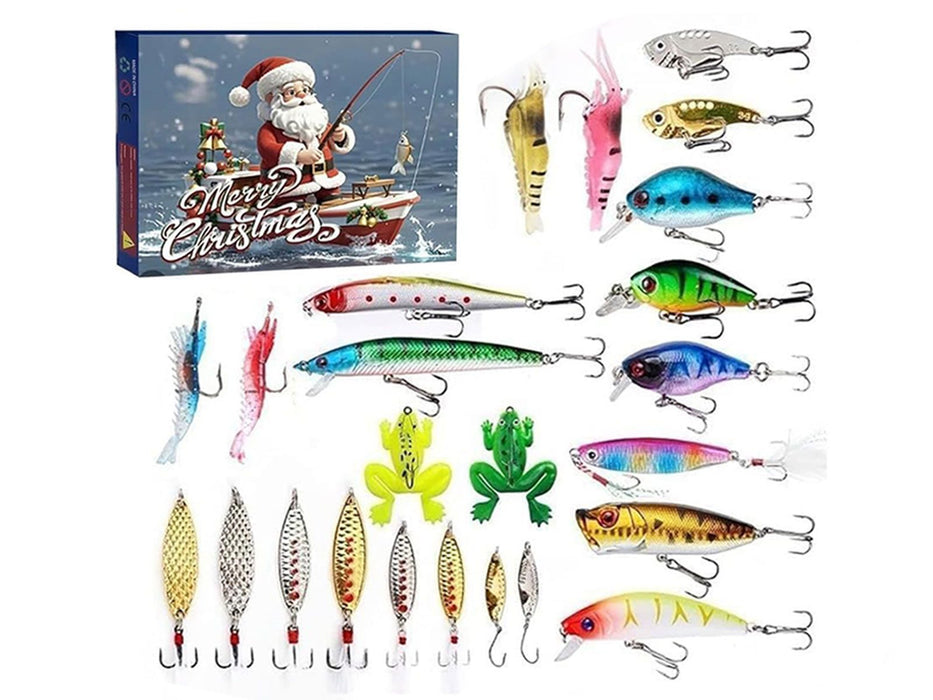 Fishing Christmas Xmas Advent Calendar Lures Set