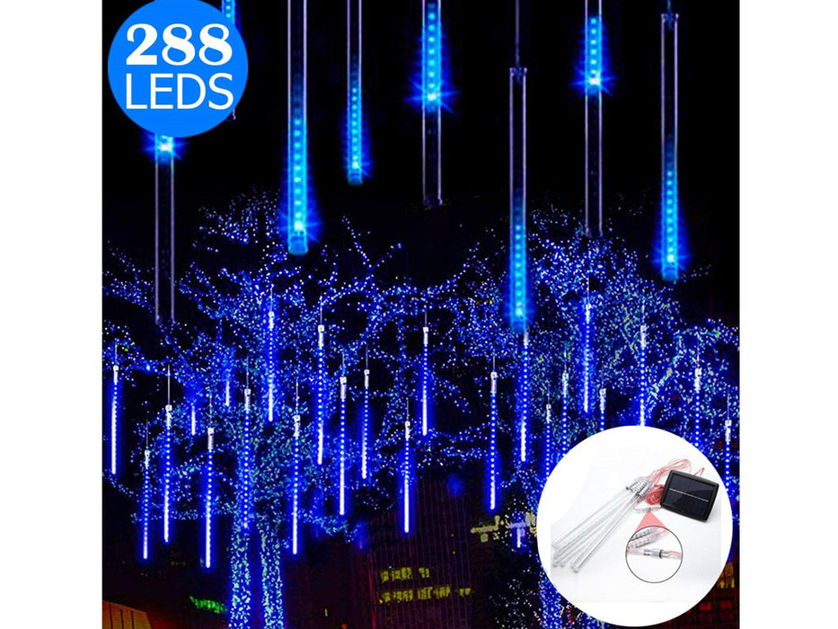 288LED Solar Powered Meteor Christmas Light  Decoration