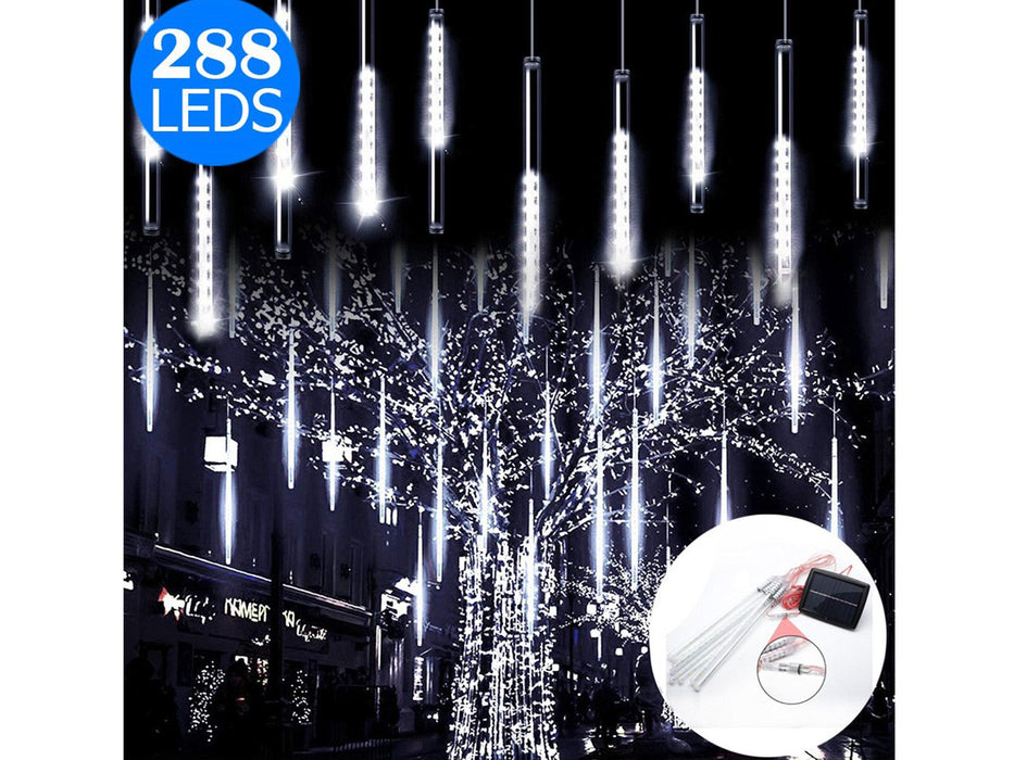 288LED Solar Powered Meteor Christmas Light  Decoration