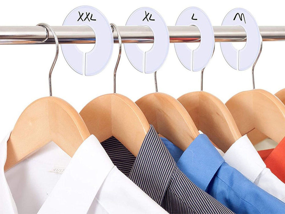 Round Clothing Rack Size Dividers