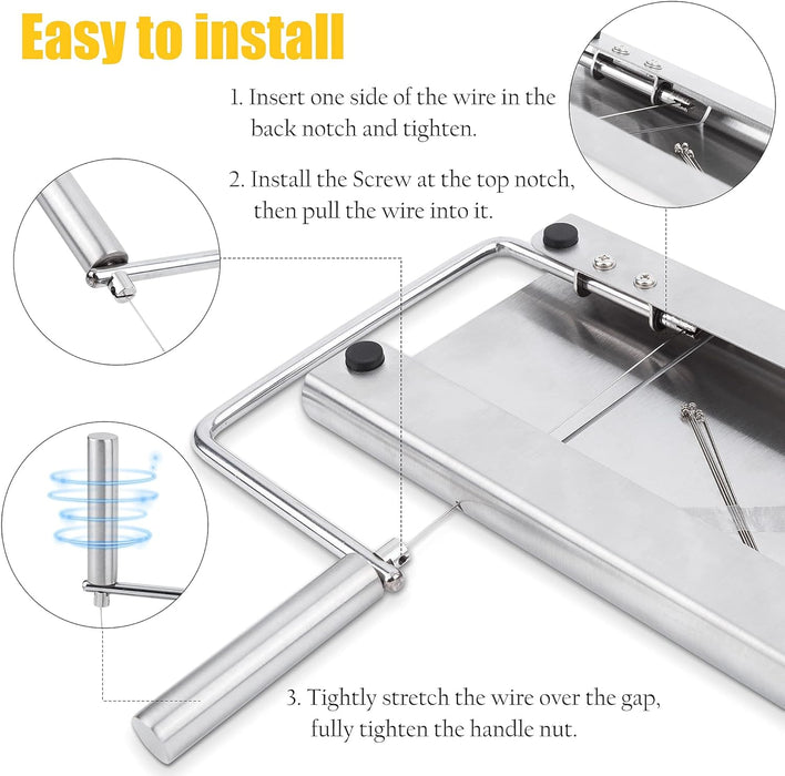 Stainless Steel Cheese & Butter Slicer