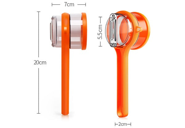 Multi-Functional Fruit Storage Peeler