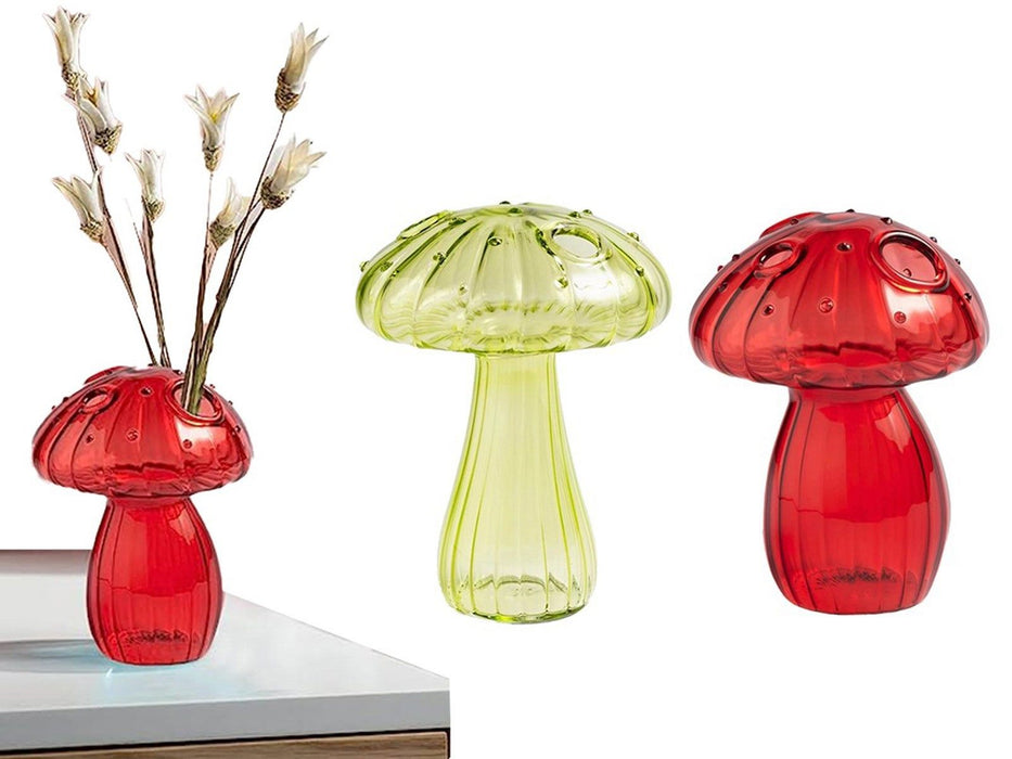 Mushroom Shape Aromatherapy Glass Vase