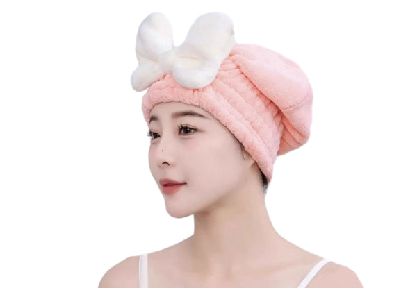 Two-Piece Fast Drying Hair Towel