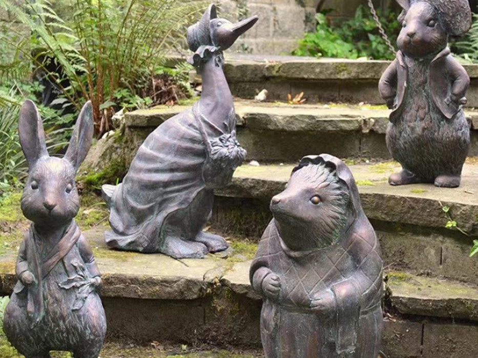 Set of Resin Classic Garden Statues