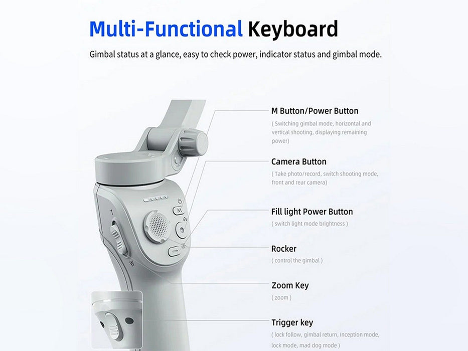 3-Axis Smartphone Gimbal with Face Tracking