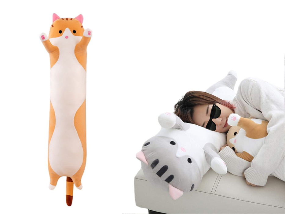 Soft Cute Plush Stuffed Kitten Pillow