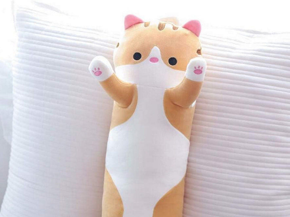 Soft Cute Plush Stuffed Kitten Pillow