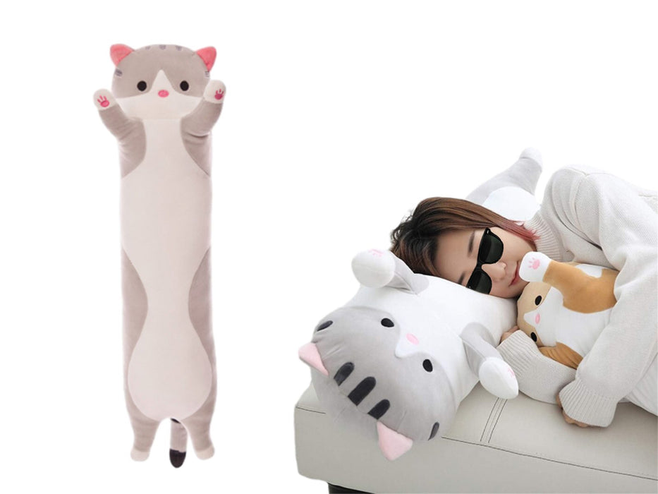 Soft Cute Plush Stuffed Kitten Pillow