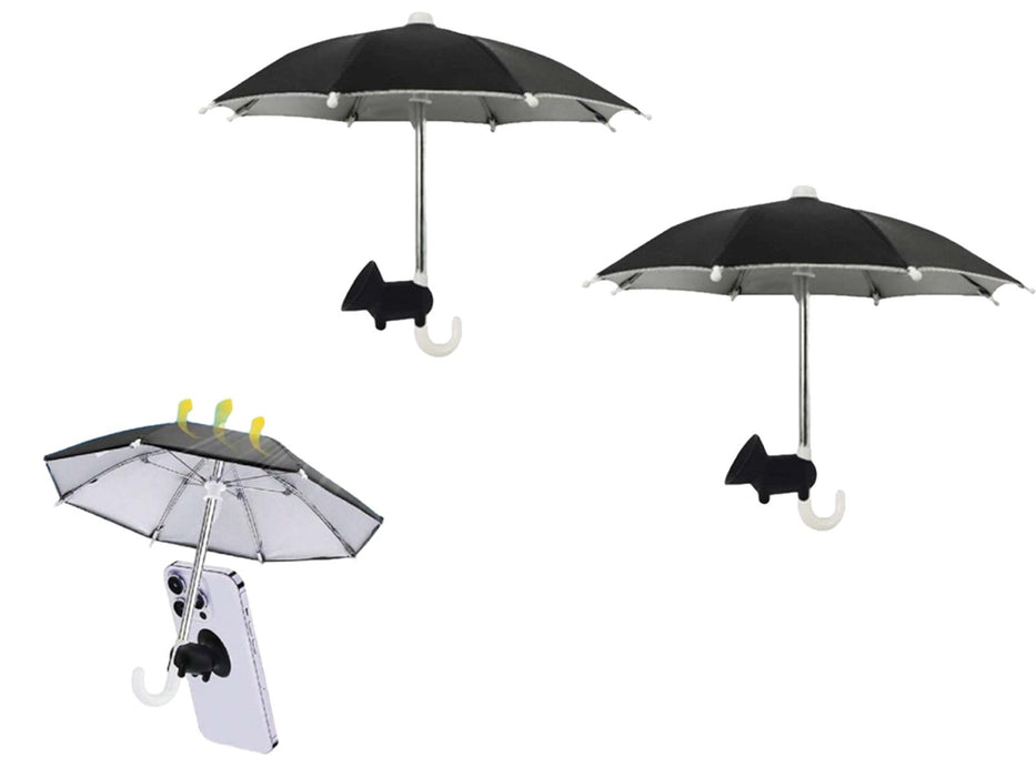 Phone Umbrella Stand with Adjustable Piggy Sun Shade