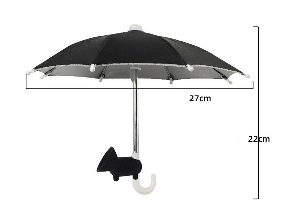 Phone Umbrella Stand with Adjustable Piggy Sun Shade