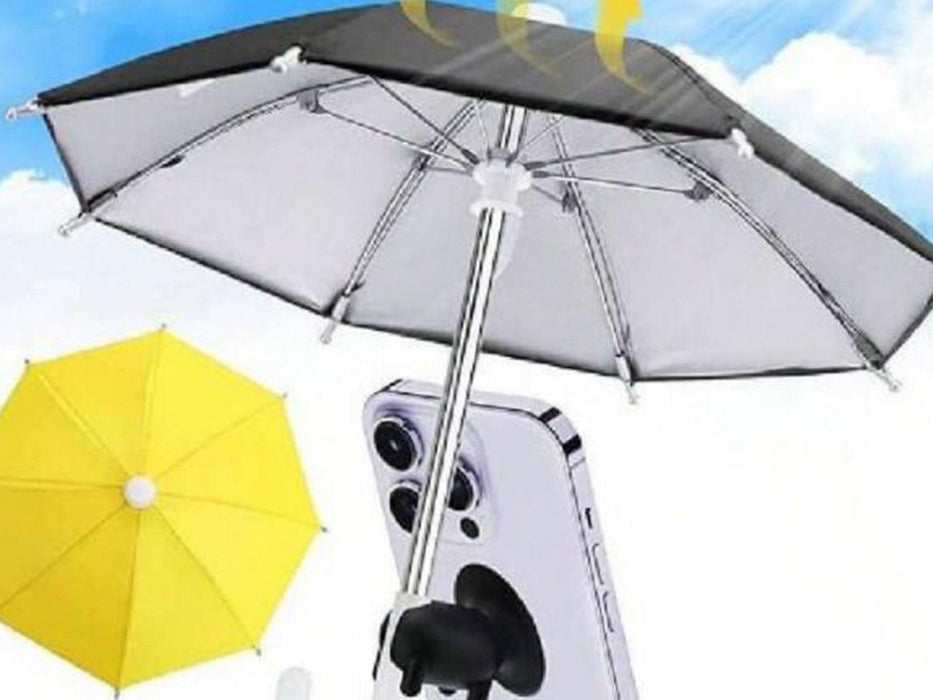 Phone Umbrella Stand with Adjustable Piggy Sun Shade