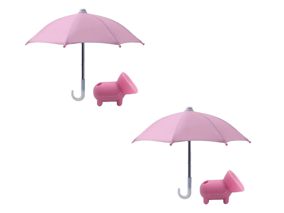 Phone Umbrella Stand with Adjustable Piggy Sun Shade