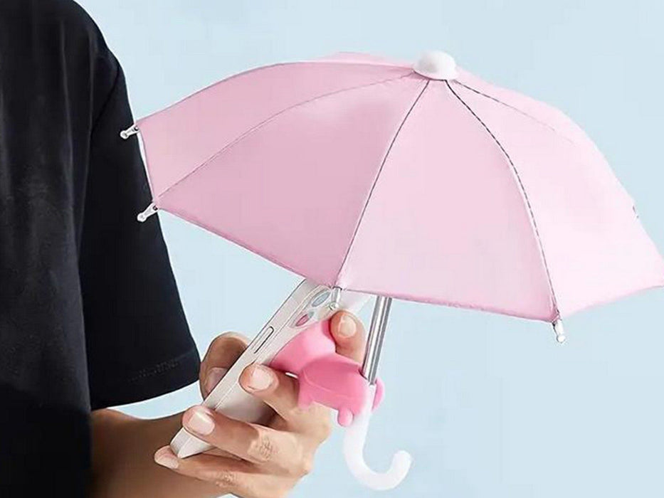 Phone Umbrella Stand with Adjustable Piggy Sun Shade