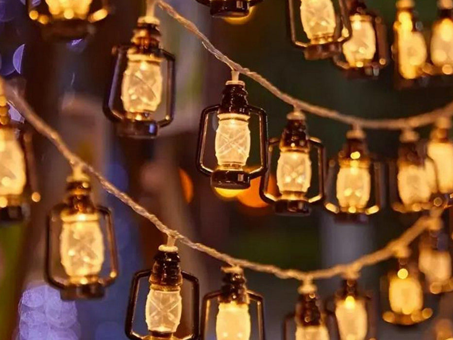 Retro Oil Lamp String Lights