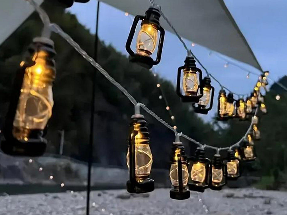 Retro Oil Lamp String Lights