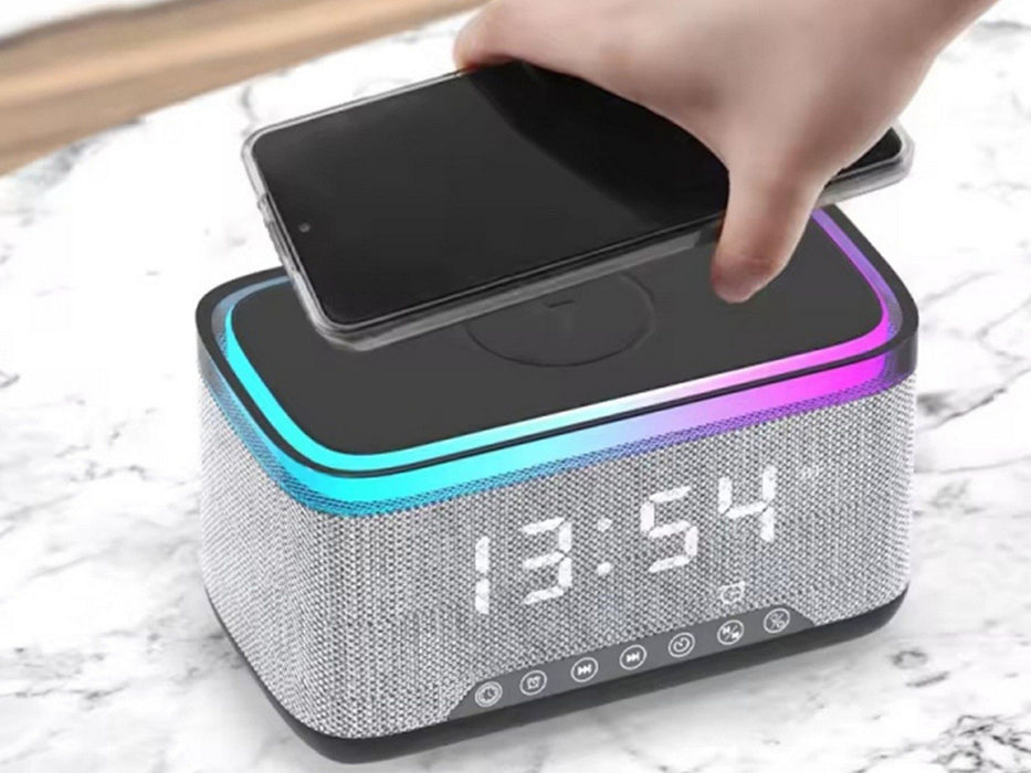 Smart Bluetooth Speaker with Alarm Clock & Radio