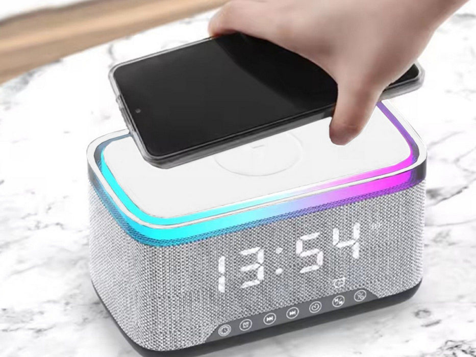 Smart Bluetooth Speaker with Alarm Clock & Radio