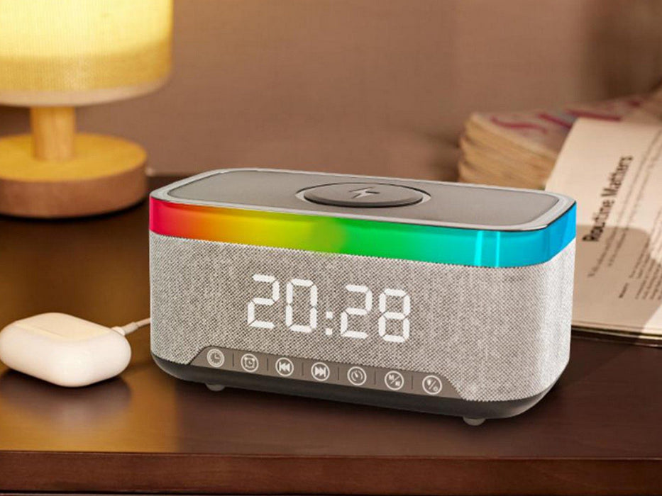 Smart Bluetooth Speaker with Alarm Clock & Radio