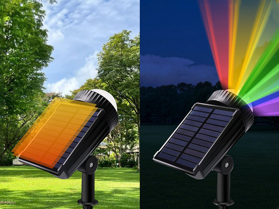 Solar Outdoor Water-Resistant LED Water Drop Projection Lamp