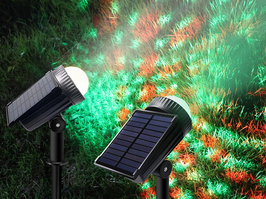 Solar Outdoor Water-Resistant LED Water Drop Projection Lamp