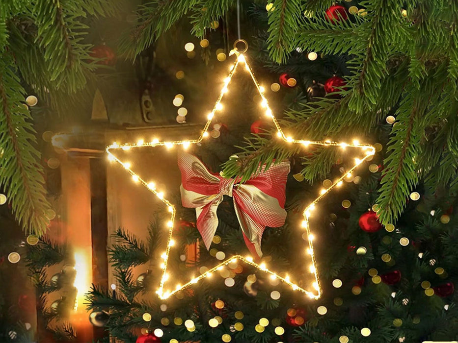 3Pcs Christmas LED Star Decoration Lights