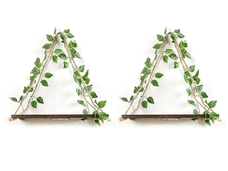 Artificial Ivy LED Strip Wall Hanging Shelves