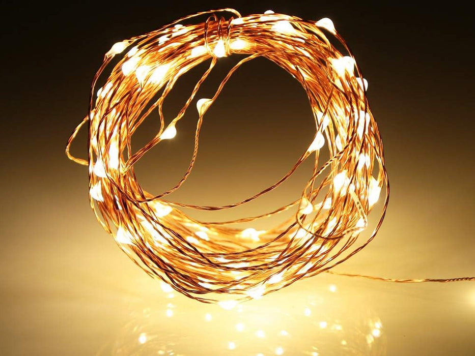 20m USB Powered Copper Wire Lights