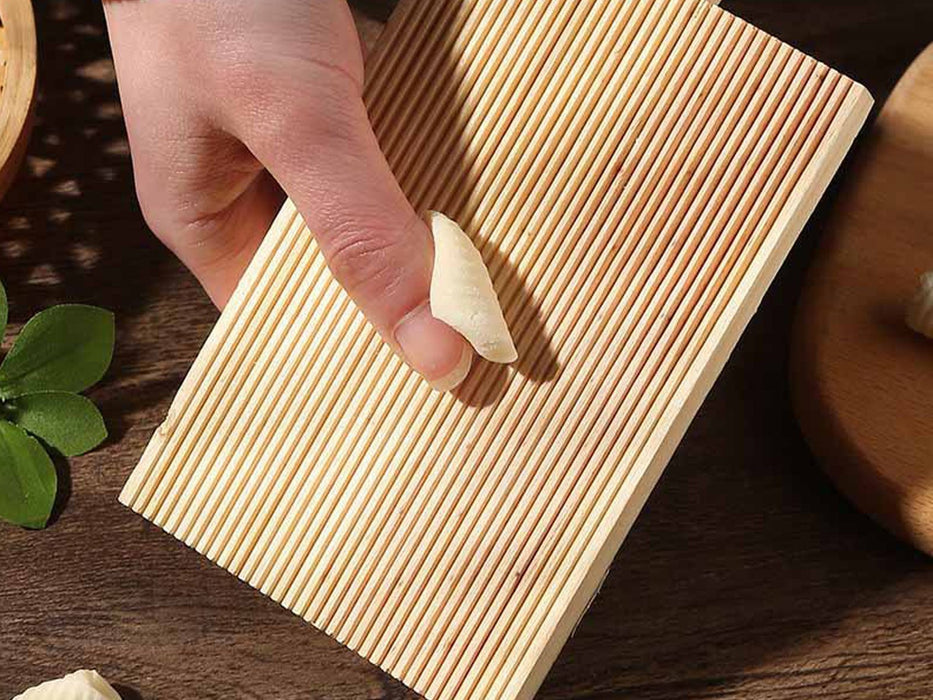 Wooden Gnocchi Board Pasta Stripping Tool