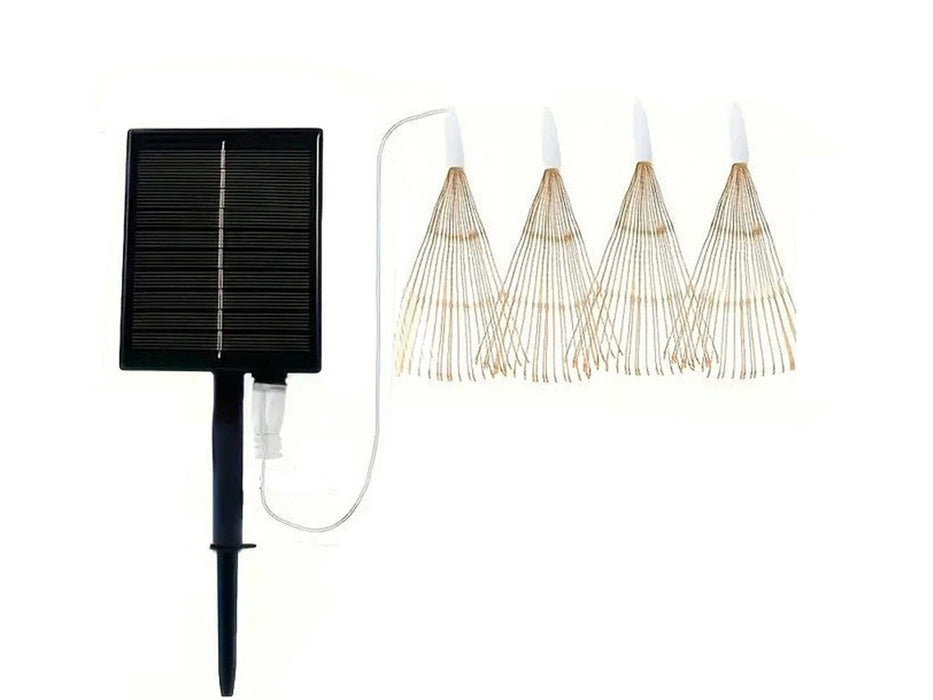 4-in-1 Solar Powered Xmas Firework Garden String Light