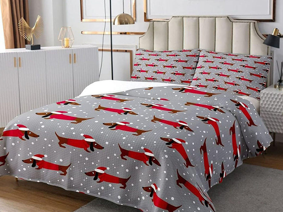 Dachshund Puppy Duvet Cover Set