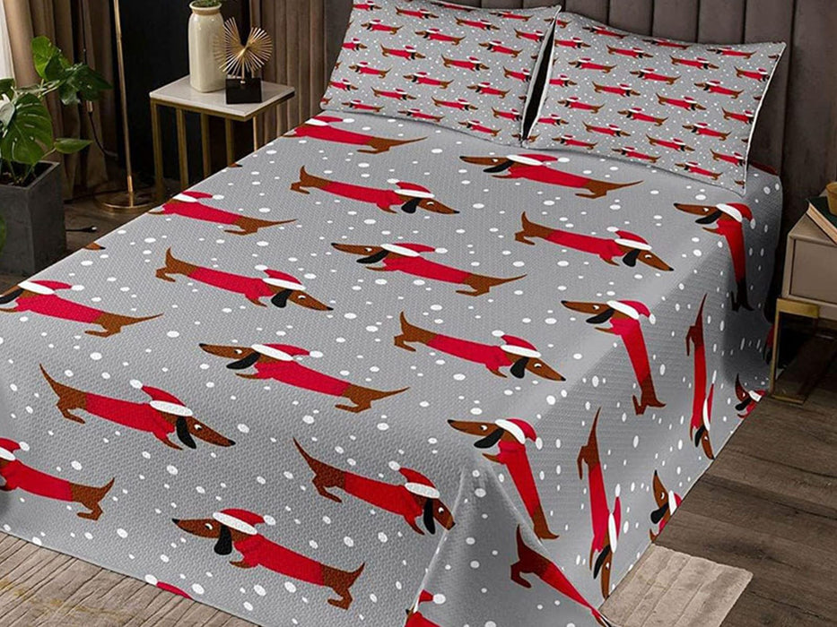 Dachshund Puppy Duvet Cover Set