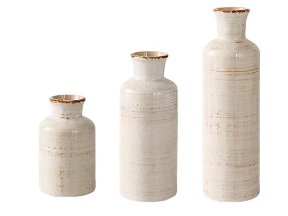 3Pcs Ceramic Vase Set