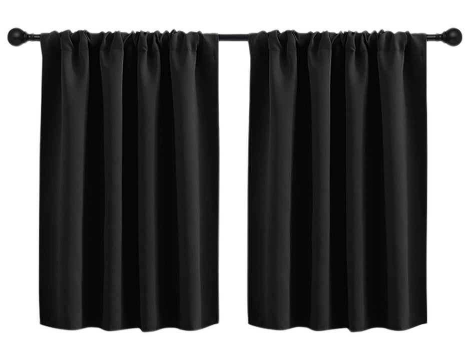 2 Panels Short Window Curtains Shades