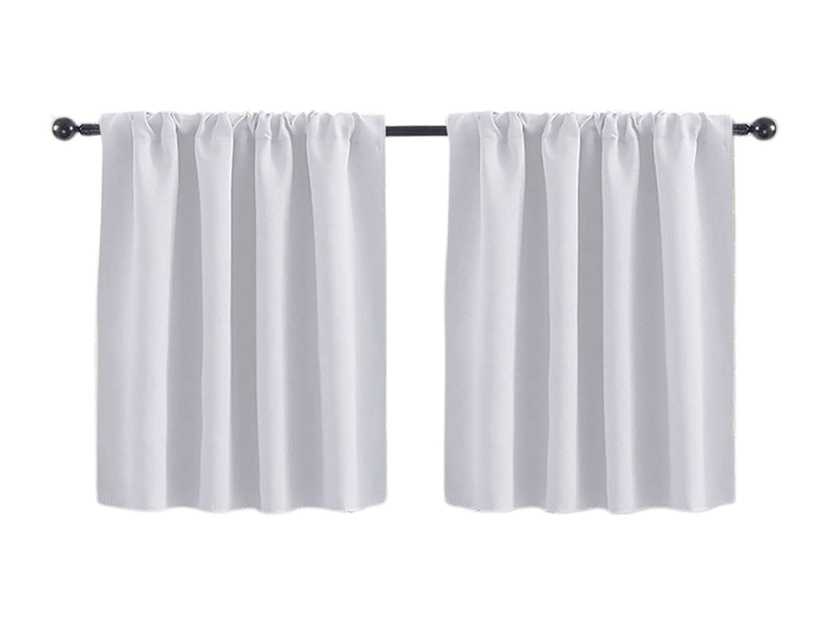 2 Panels Short Window Curtains Shades