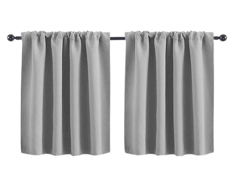 2 Panels Short Window Curtains Shades